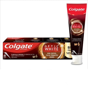 Colgate Optic White for Coffee, Tea and Tobacco Users - Rozalinda
