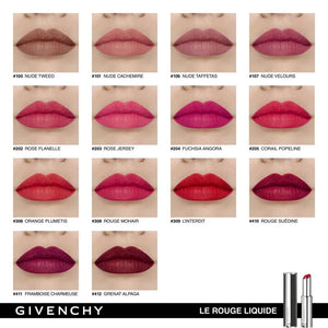 Givenchy Le Rouge Liquide Lipstick #411 Framboise Charmeuse - Rozalinda