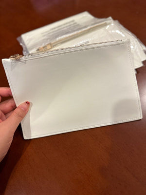 Tom Ford Small Leather Clutch Bag (White) - Rozalinda