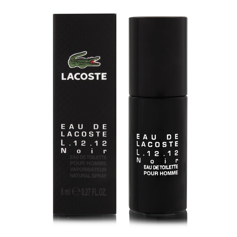 Lacoste Eau de Lacoste L12.12 Noir for Men EDT / Travel Size (8ml) - Rozalinda