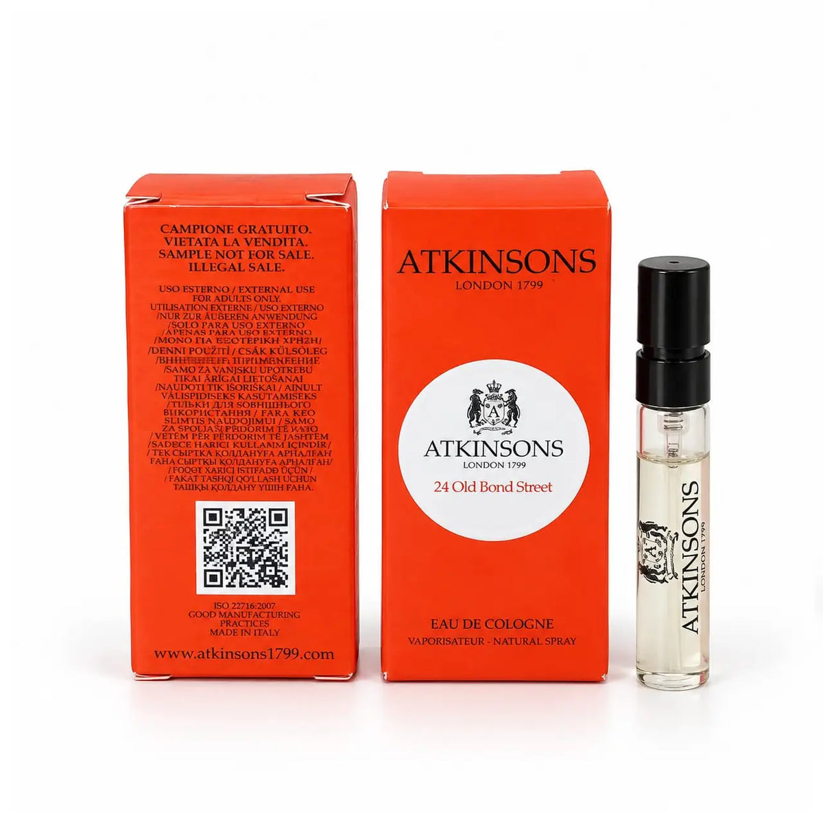 Atkinsons 24 Old Bond Street Eau de Cologne / Sample (2ml)