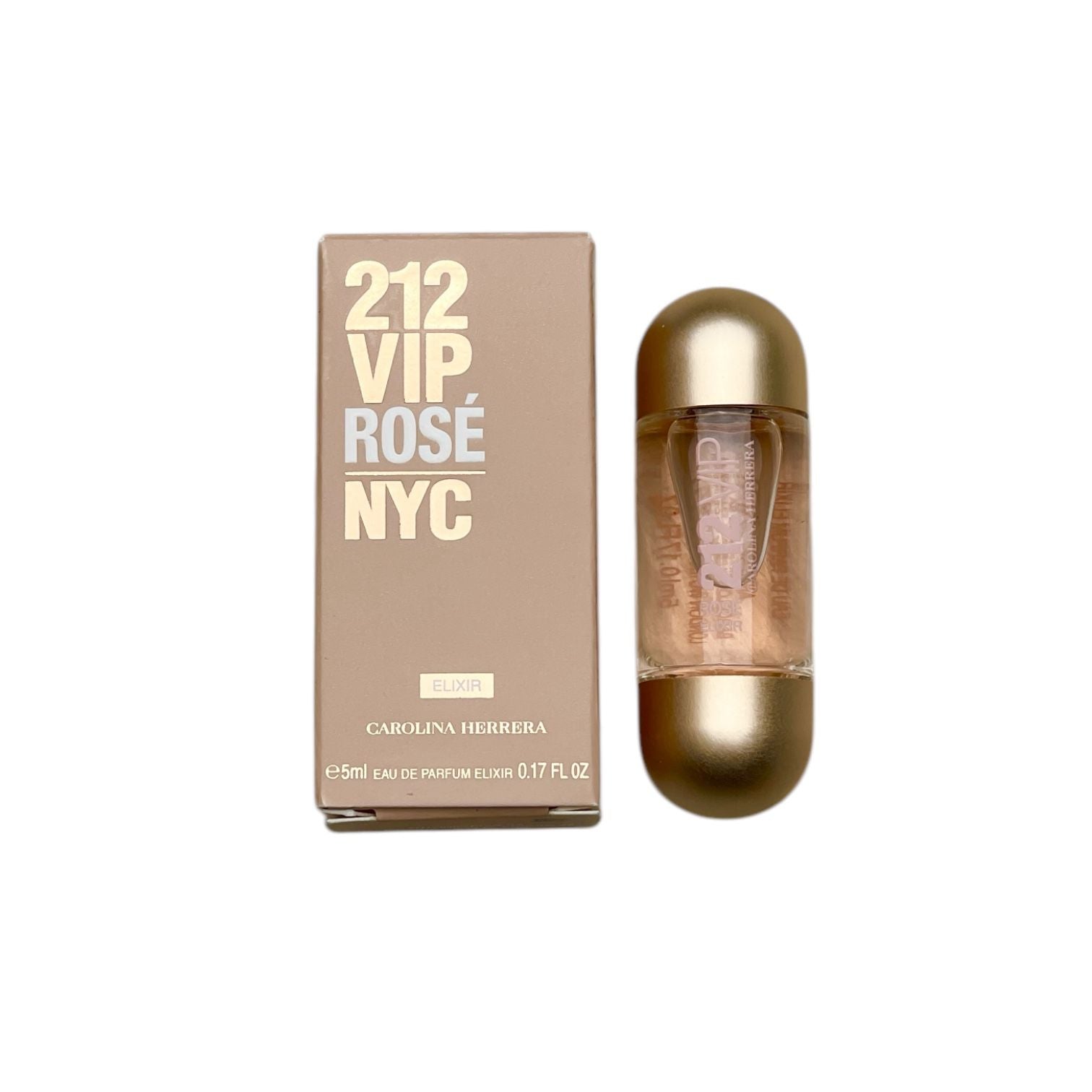Carolina Herrera 212 Vip Rose Elixir / Travel Size (5ml) - Rozalinda