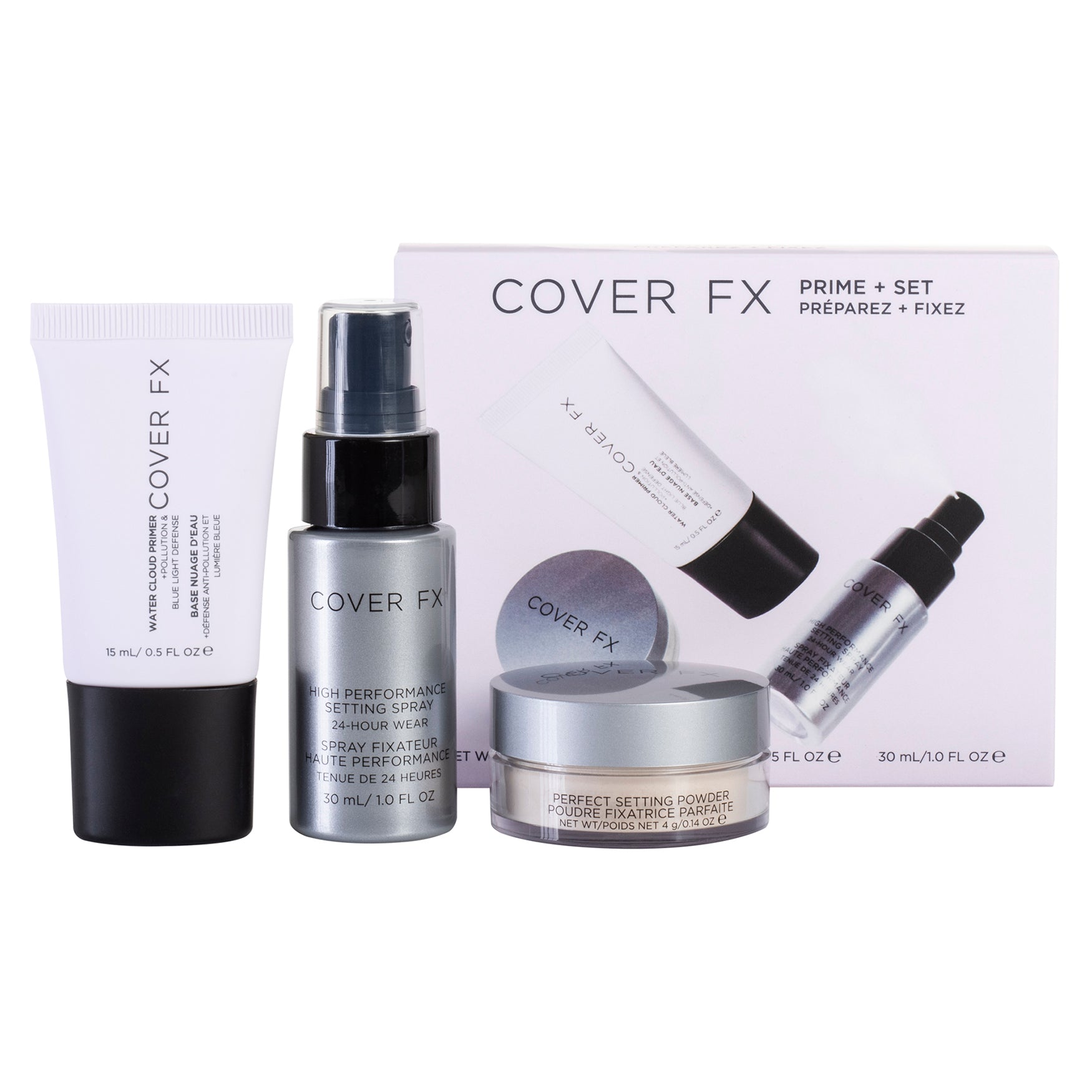 Cover FX Prime + Set Complexion Kit - Rozalinda