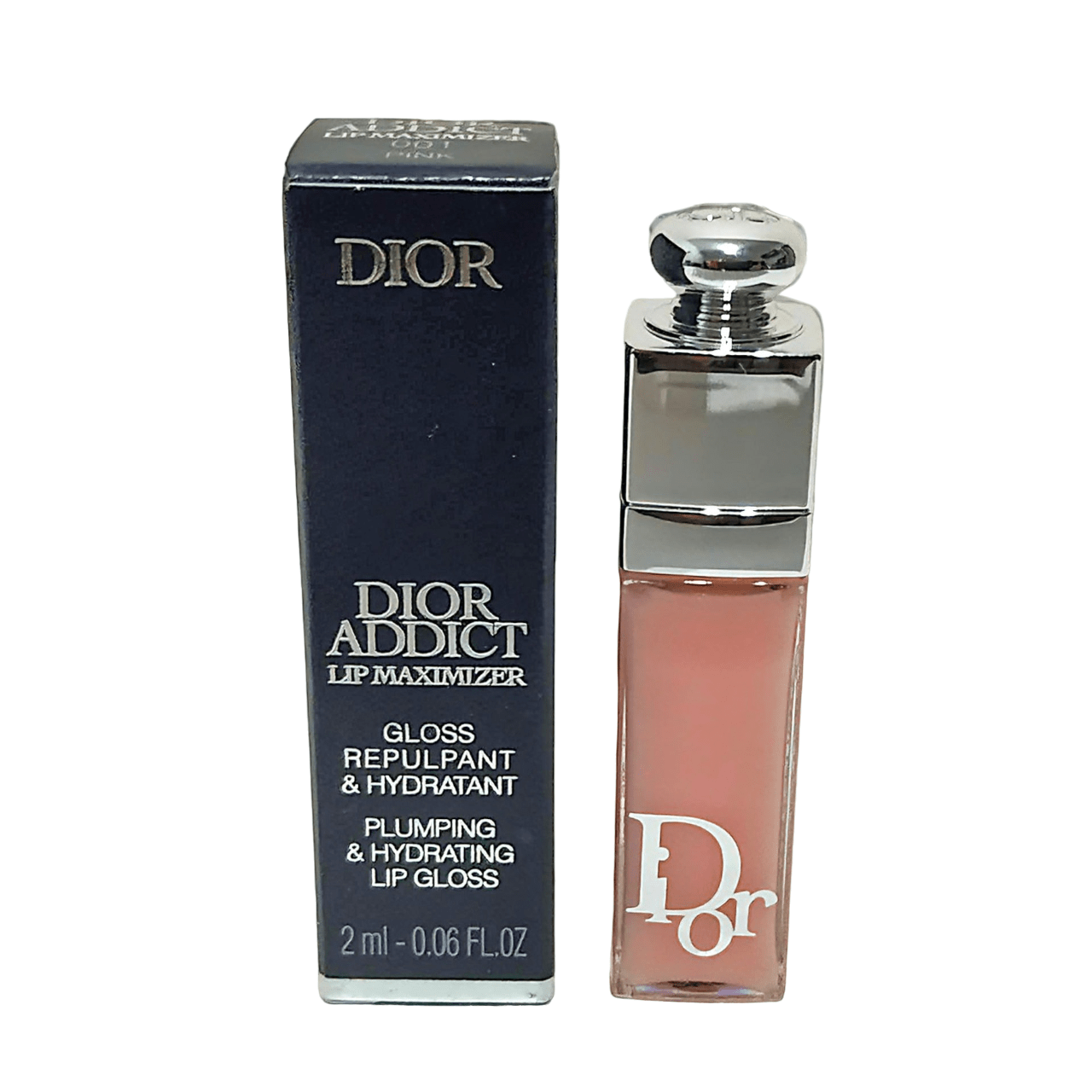 DIOR Addict Lip Maximizer Gloss Hydration #001 Pink (2ml) - Rozalinda