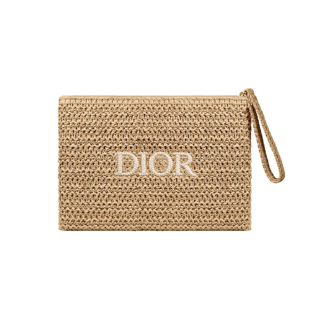 Dior Beauty Raffia Pouch