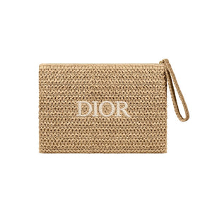 Dior Beauty Raffia Pouch