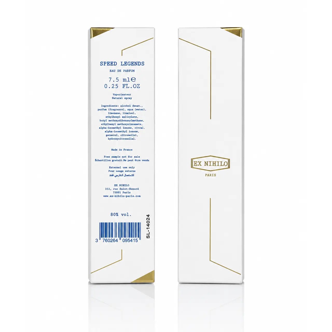 EX Nihilo Speed Legends EDP / Travel Size (7.5ml)