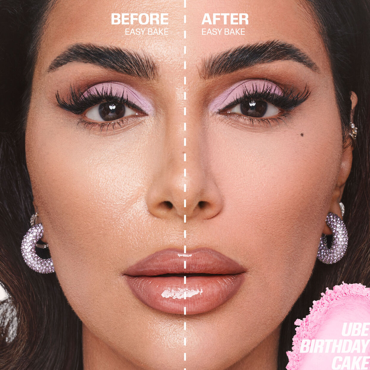 HUDA BEAUTY Easy Bake Loose Baking & Setting Powder Ube Birthday Cake (20g) - Rozalinda