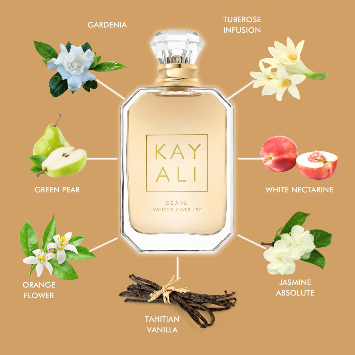 KAYALI Déjà Vu White Flower 57 EDP (100ml) - Rozalinda