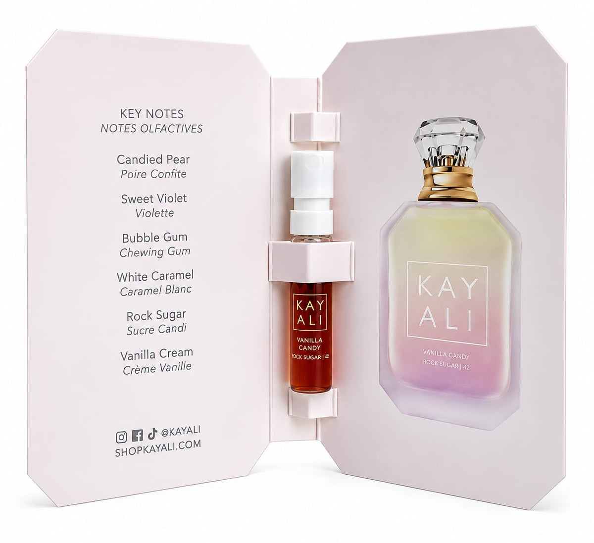 KAYALI Vanilla Candy Rock Sugar 42 ماء عطر / عينة (1.5 مل)