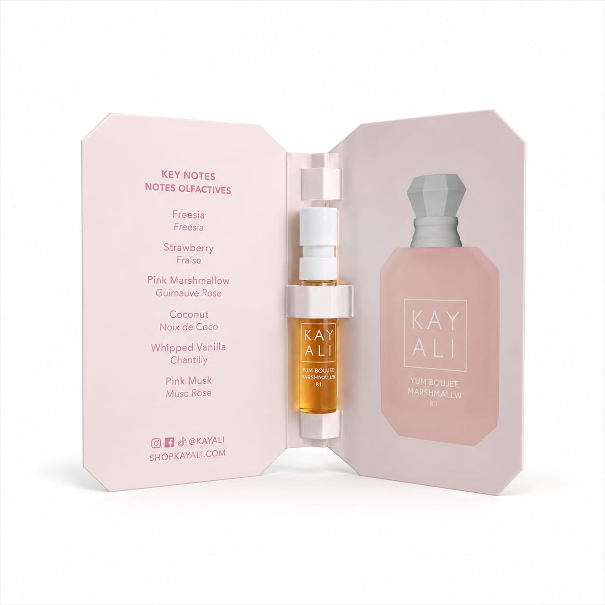 KAYALI Yum Boujee Marshmallow 81 ماء عطر مكثف / عينة (1.5 مل)