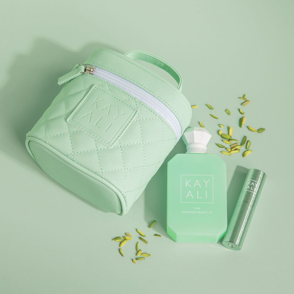 KAYALI Yum Pistachio Gelato Fragrance Case - Rozalinda