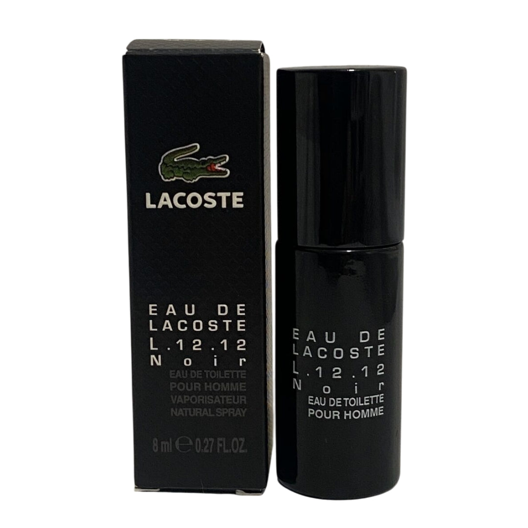 Lacoste Eau de Lacoste L12.12 Noir for Men EDT / Travel Size (8ml) - Rozalinda