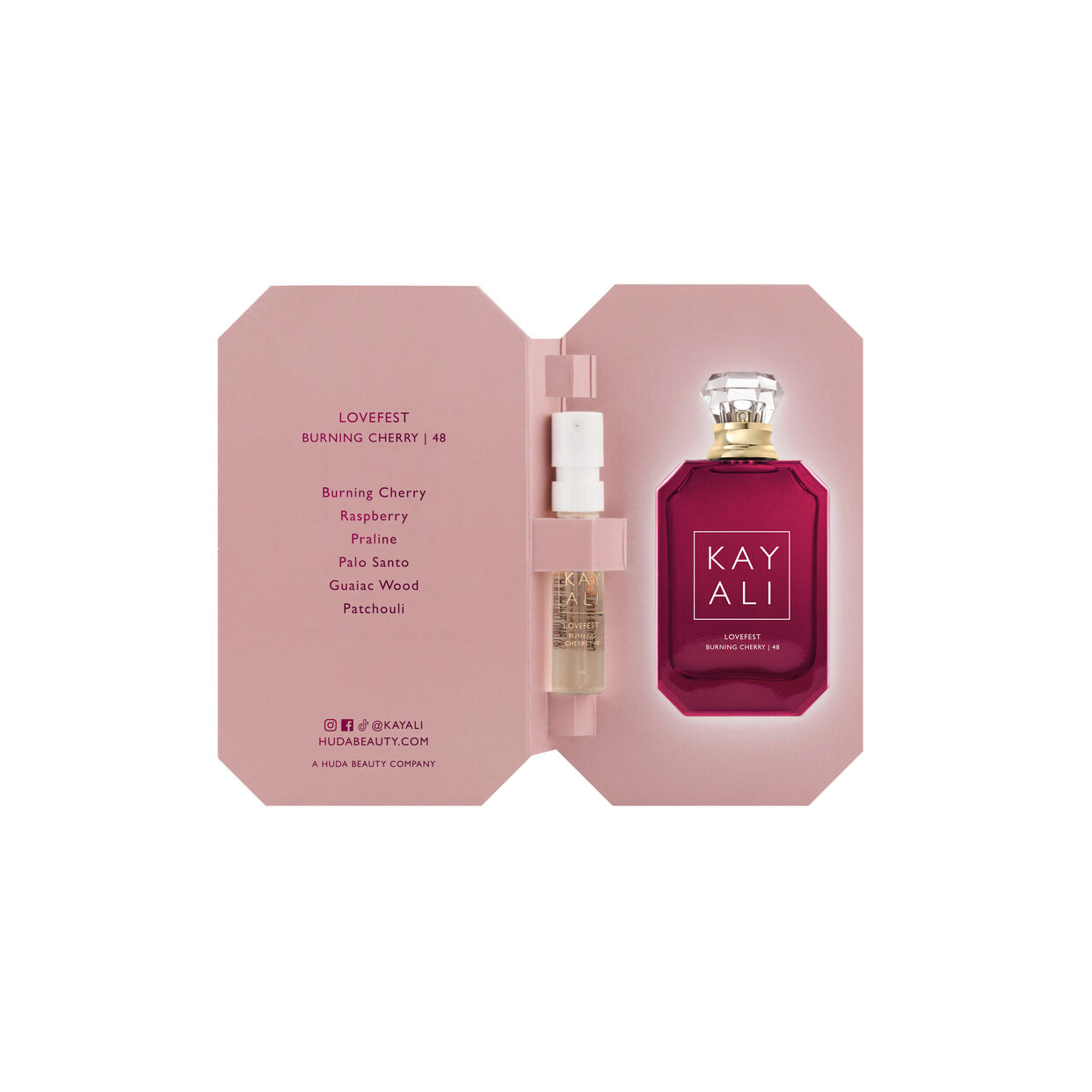 KAYALI Lovefest Burning Cherry 48 EDP / Sample (1.5ml) - Rozalinda