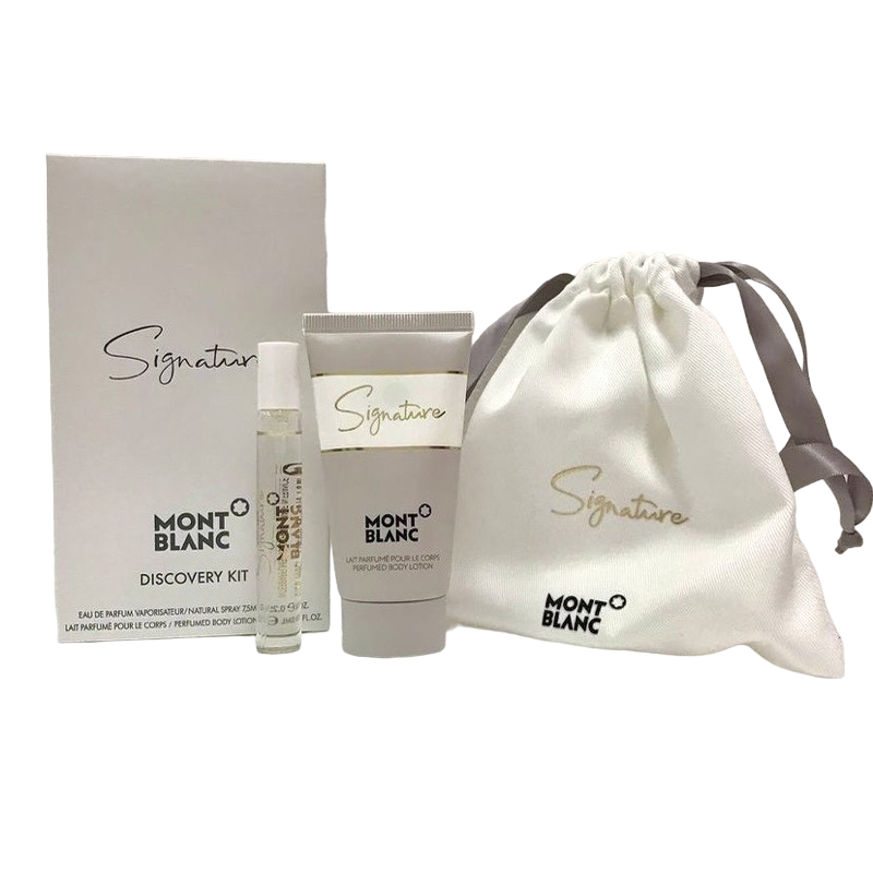 Montblanc Signature Discovery Kit (7.5ml + Body Lotion 50ml ) - Rozalinda