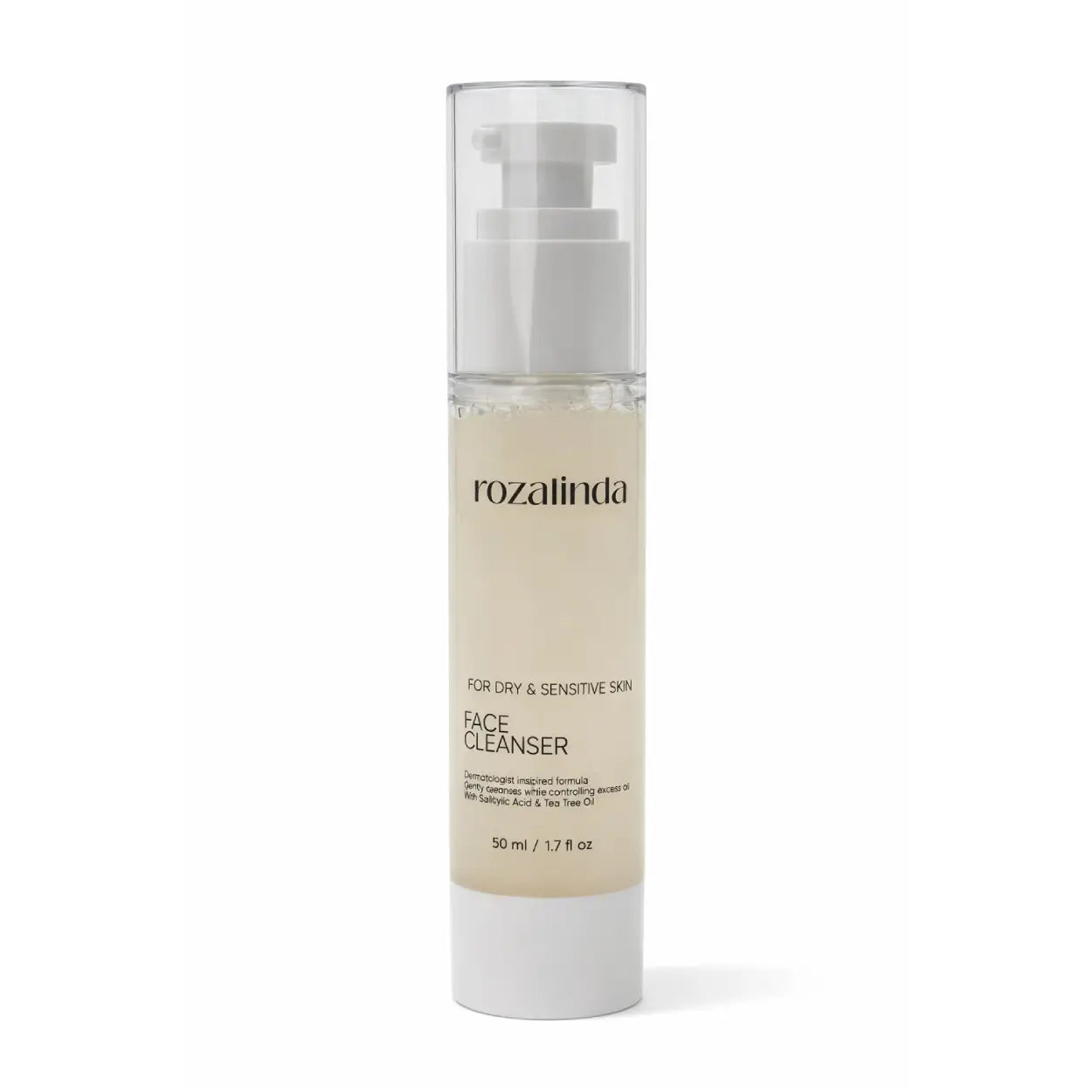 Rozalinda Face Cleanser for Dry & Sensitive Skin – 50ml