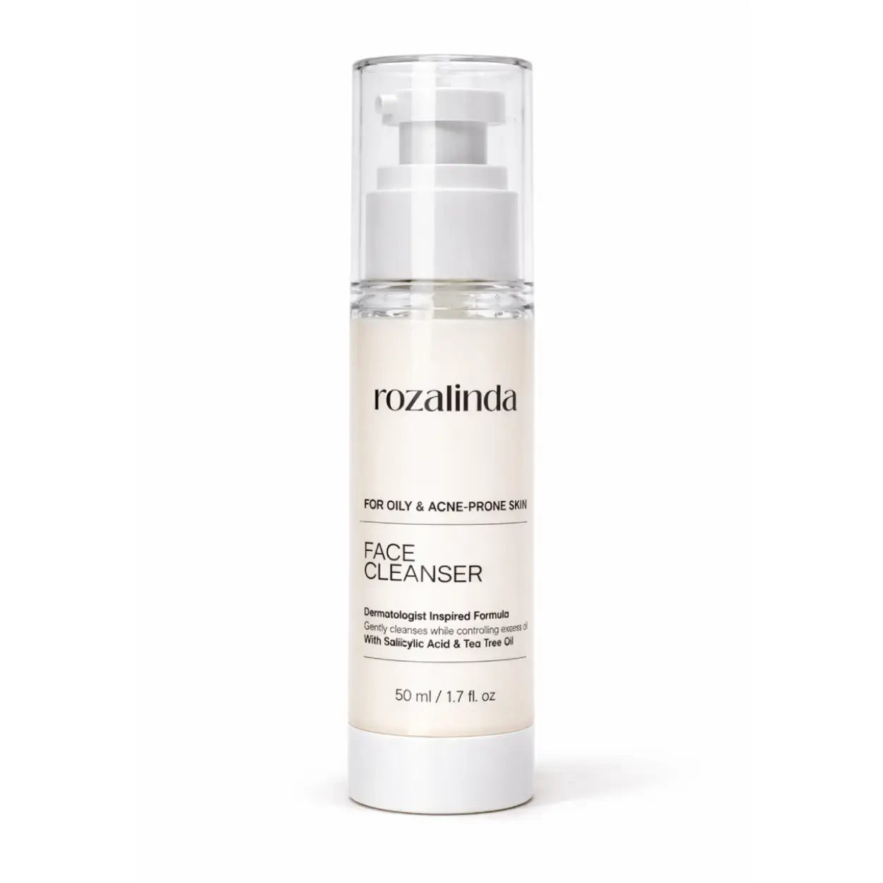 Rozalinda Face Cleanser for Oily & Acne-Prone Skin – 50ml