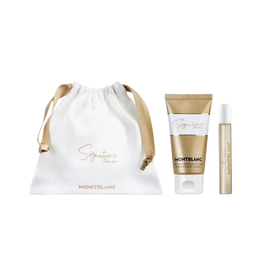 Montblanc Signature Absolue Discovery Kit (7.5ml + Body Lotion 50ml ) - Rozalinda