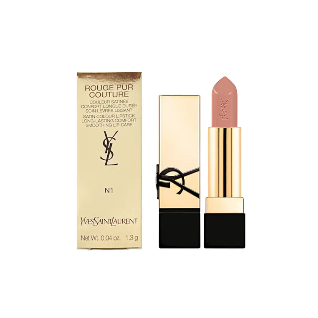 YSL Pur Couture Satin Lipstick #N1 Mini Size (1.3g)