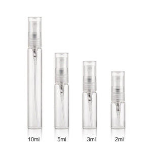 Glass Perfume Decants Bottle with Atomizer - Rozalinda