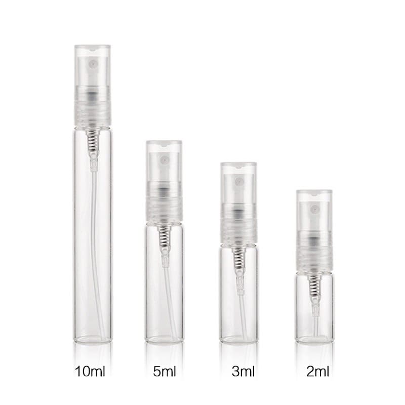 Glass Perfume Decants Bottle with Atomizer - Rozalinda