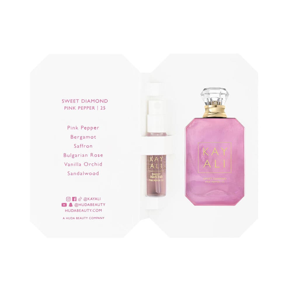 Kayali Sweet Diamond Pink Pepper 25 EDP / Sample (1.5ml) - Rozalinda