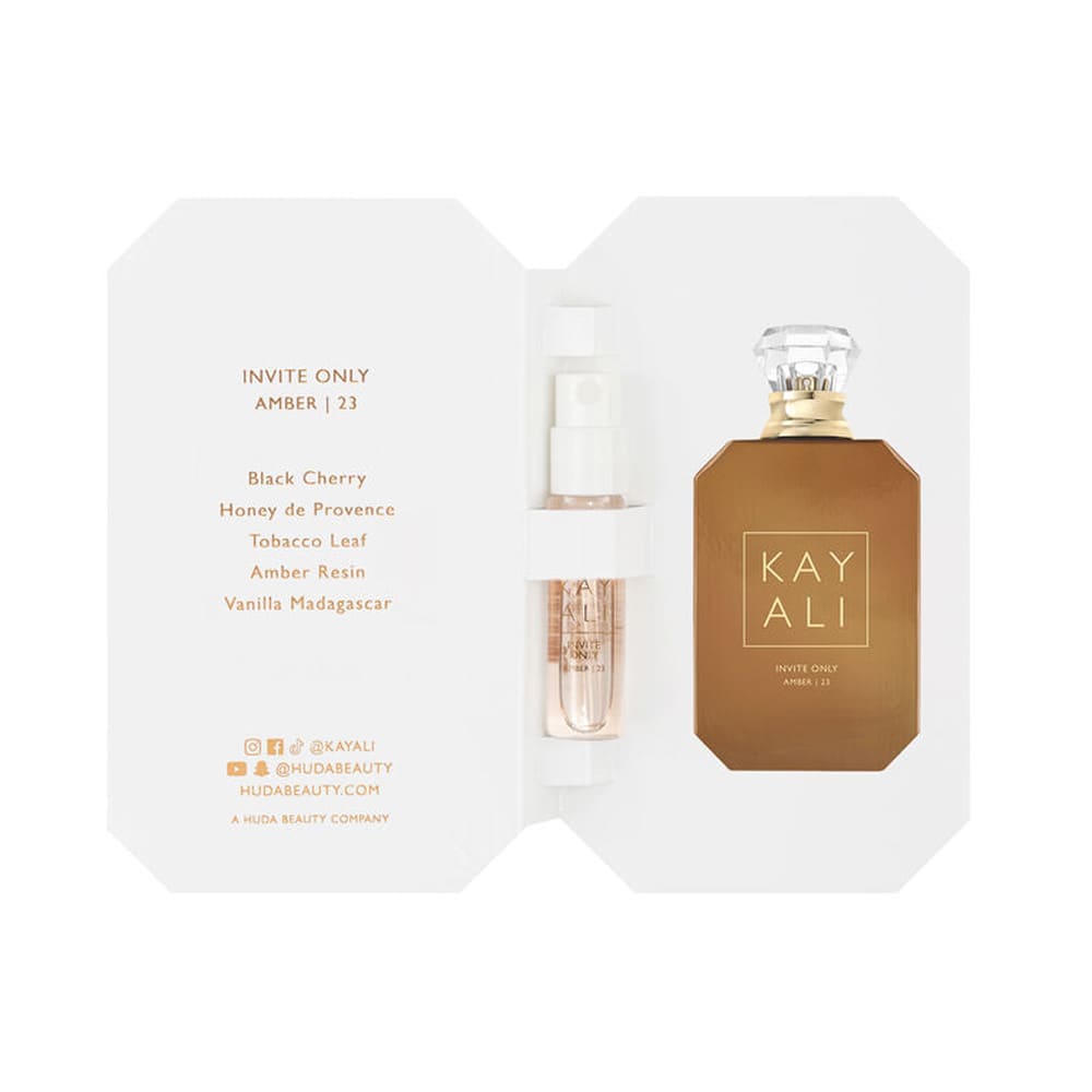 Kayali Invite Only Amber 23 EDP Intense / Sample (1.5ml) - Rozalinda