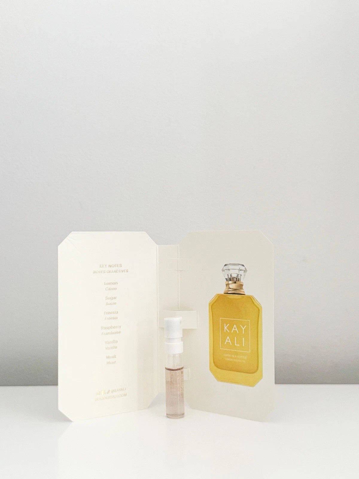 KAYALI Capri In a Bottle Lemon Sugar 14 EDP / Sample (1.5ml) - Rozalinda
