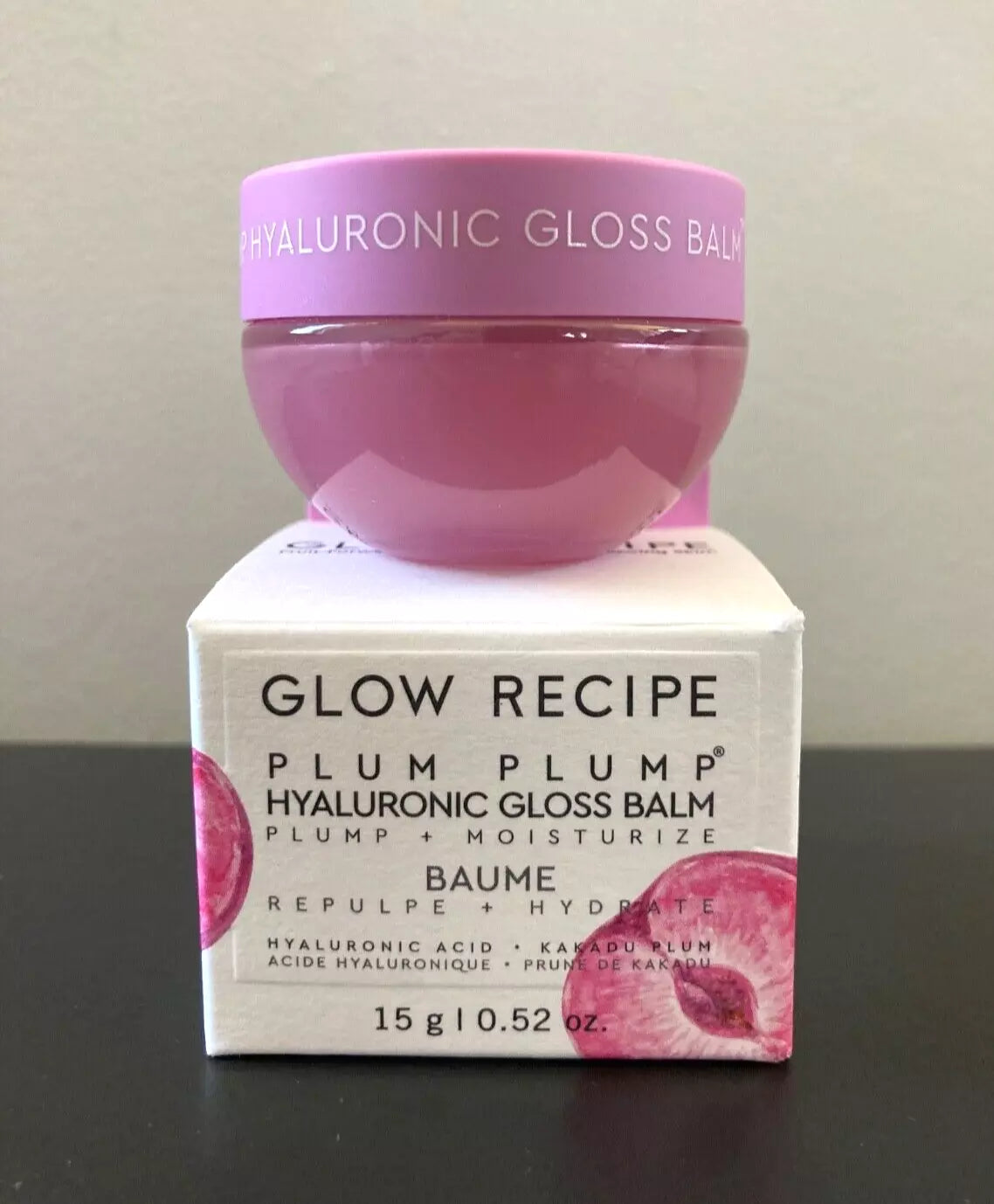 Glow Recipe Plum Plump Hyaluronic Gloss Balm (15g) - Rozalinda
