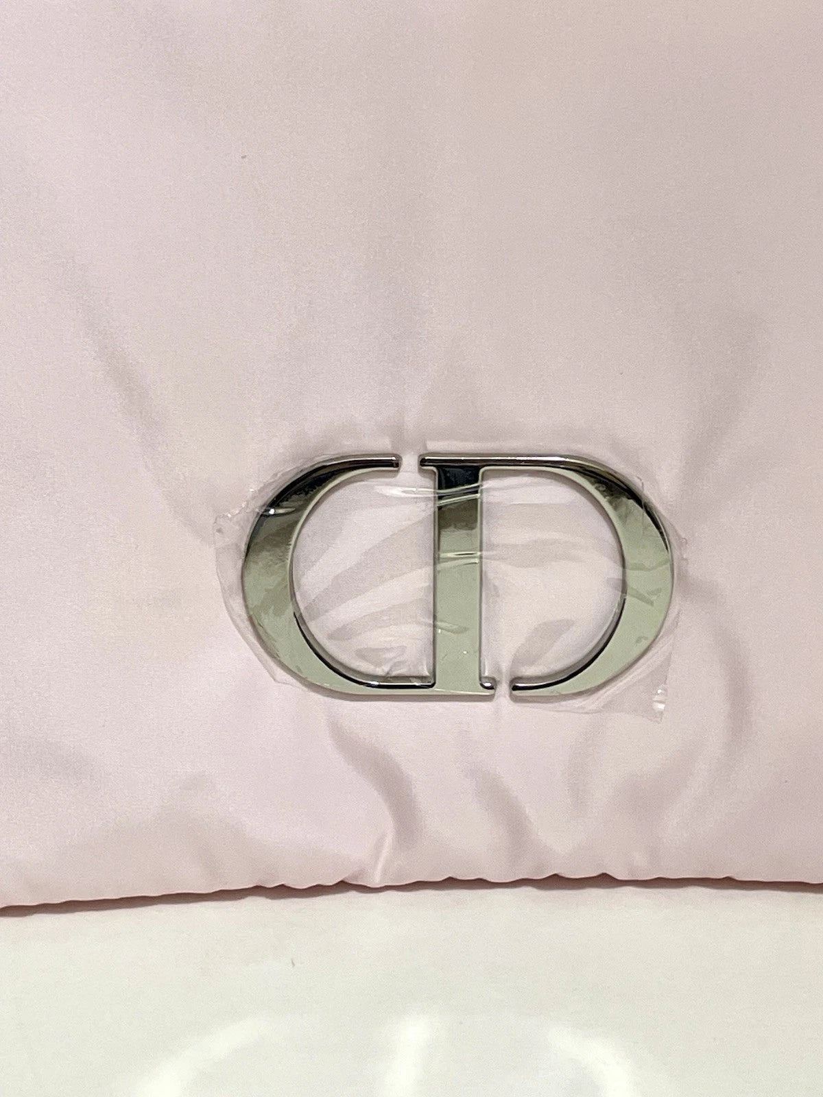 DIOR Pink Makeup Puffer Pouch Cosmetic Bag - Rozalinda