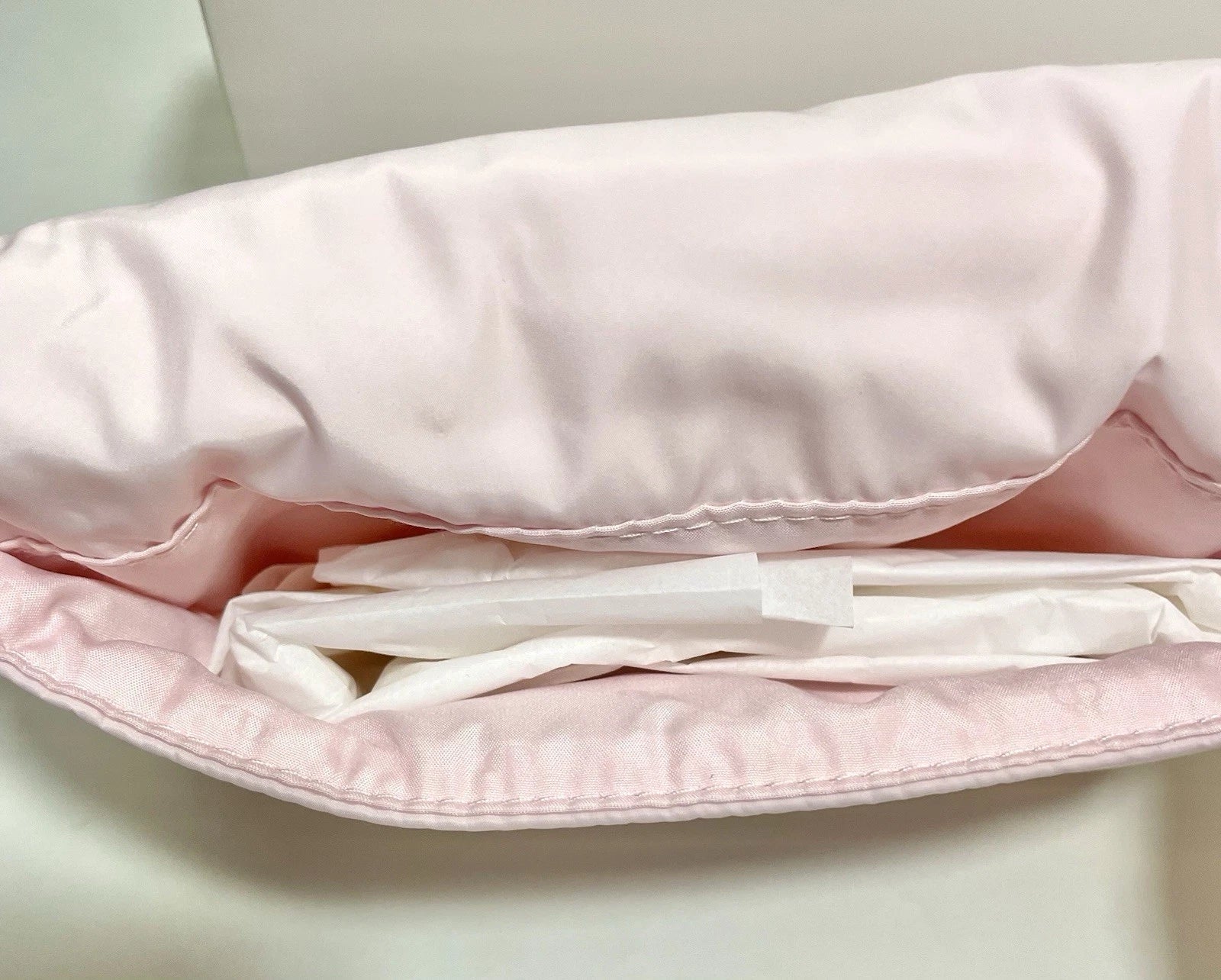 DIOR Pink Makeup Puffer Pouch Cosmetic Bag - Rozalinda