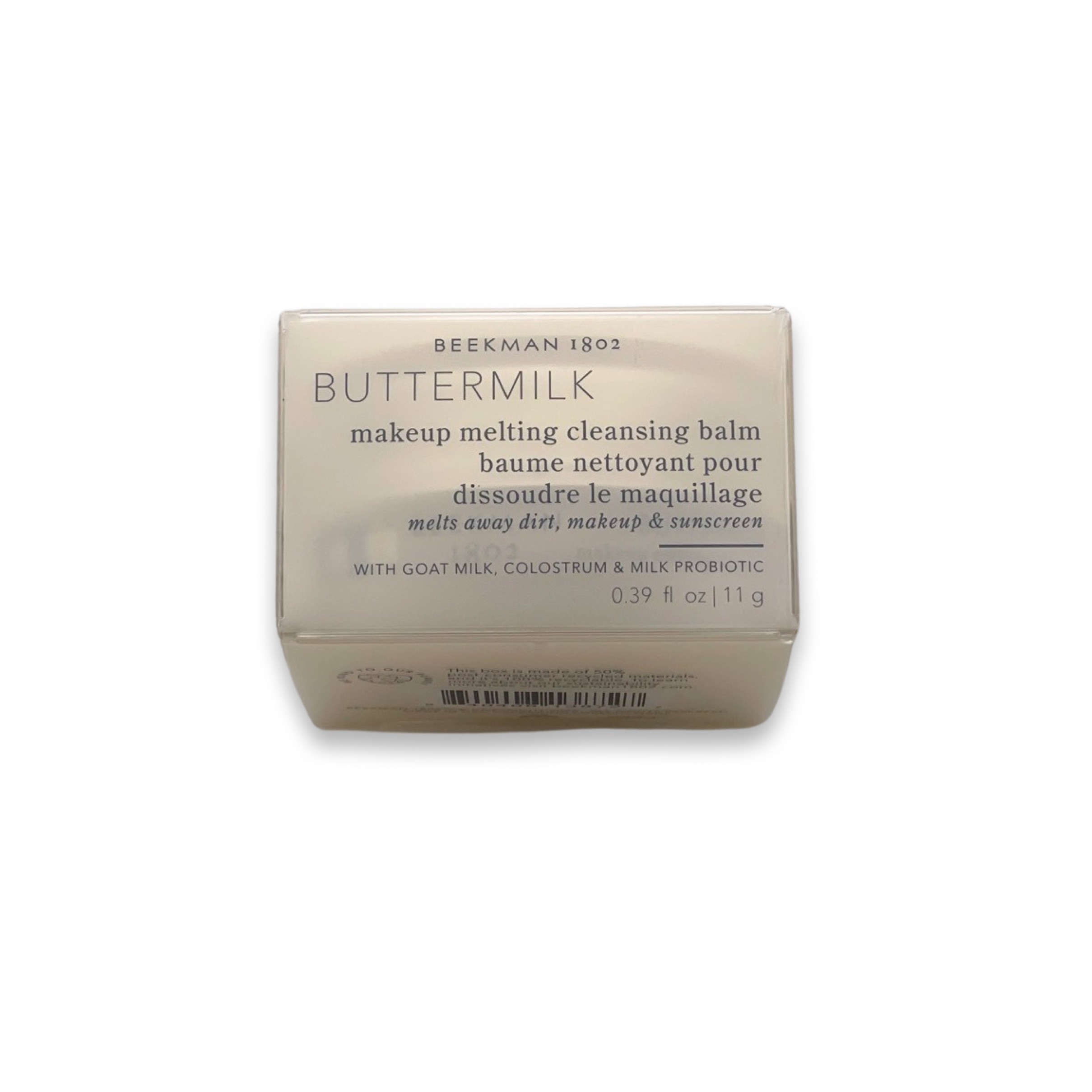 Beekman 1802 Buttermilk Makeup Cleansing Balm / Travel Size (11g)