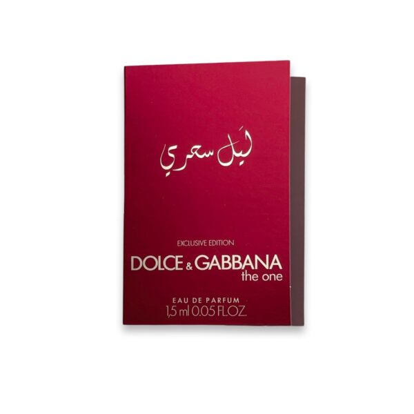 Dolce & Gabbana The One Mysterious Night (ليل سحري) Exclusive Edition EDP / Sample (1.5ml)