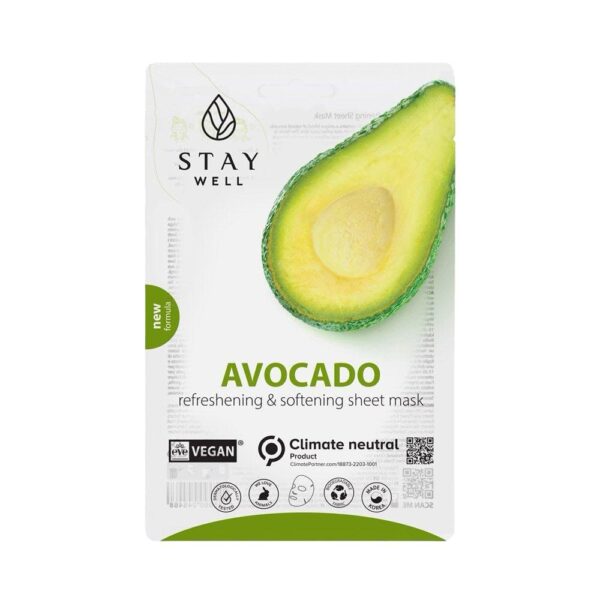 Stay Well AVOCADO Face Mask