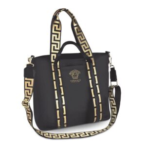 Versace Parfum Medusa Faux Leather Shoulder Bag