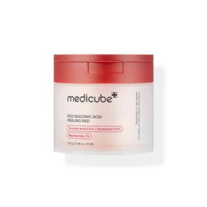 Medicube Red Succinic Acid Panthenol Facial Peeling Pad (155g)