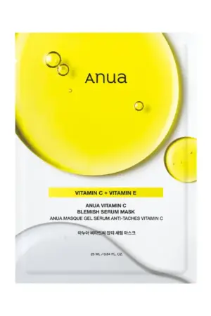 Anua Vita C Blemish Serum Mask Green Lemon