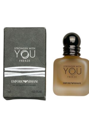 Armani Stronger With You Freeze Pour Homme EDT / Travel Size (7ml)