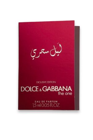 Dolce & Gabbana The One Mysterious Night (ليل سحري) Exclusive Edition EDP / Sample (1.5ml)