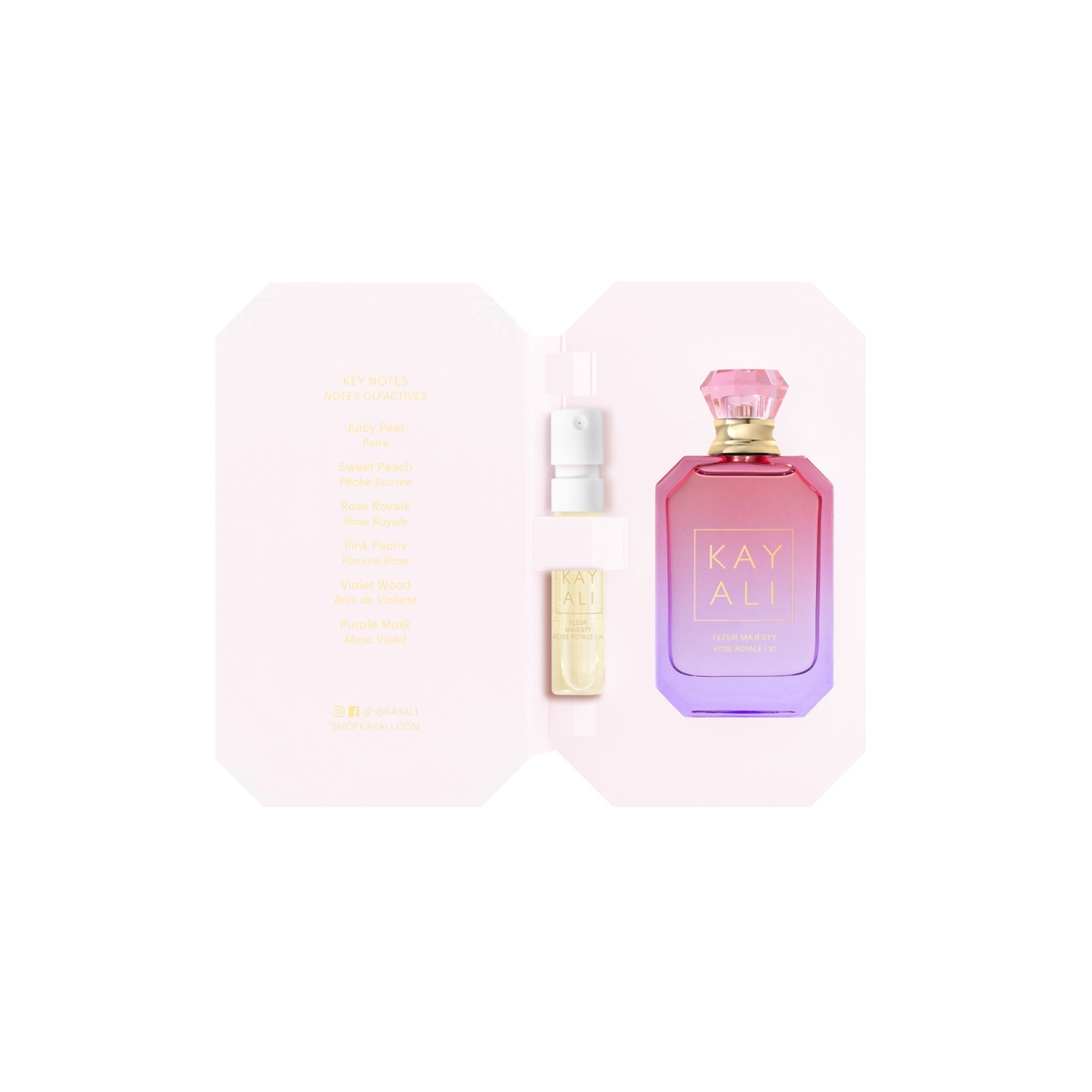 KAYALI Fleur Majesty Rose Royale 31 EDP / Sample (1.5ml) 1 KAYALI Fleur Majesty Rose Royale 31 EDP / Sample (1.5ml)