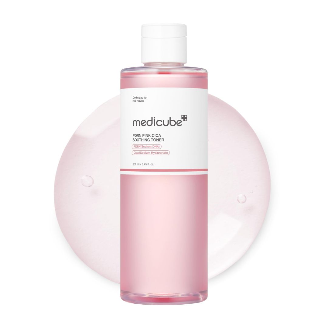 Medicube - PDRN Pink Cica Soothing Toner (250ml) 1 Medicube - PDRN Pink Cica Soothing Toner (250ml)