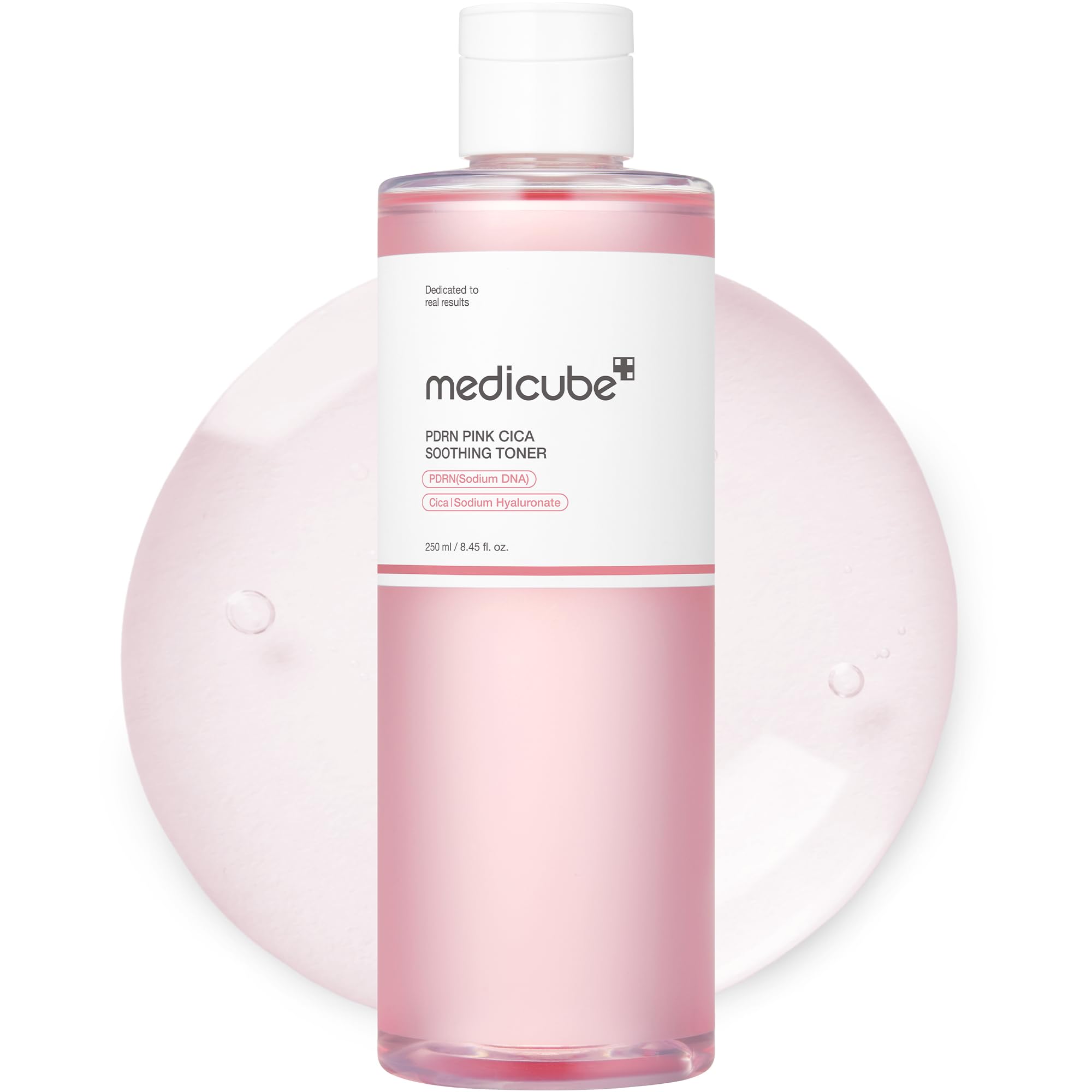 Medicube - PDRN Pink Cica Soothing Toner (250ml) 2 Medicube - PDRN Pink Cica Soothing Toner (250ml) - Image 2