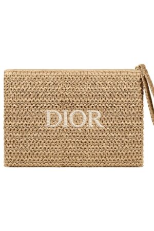 Dior Beauty Raffia Pouch