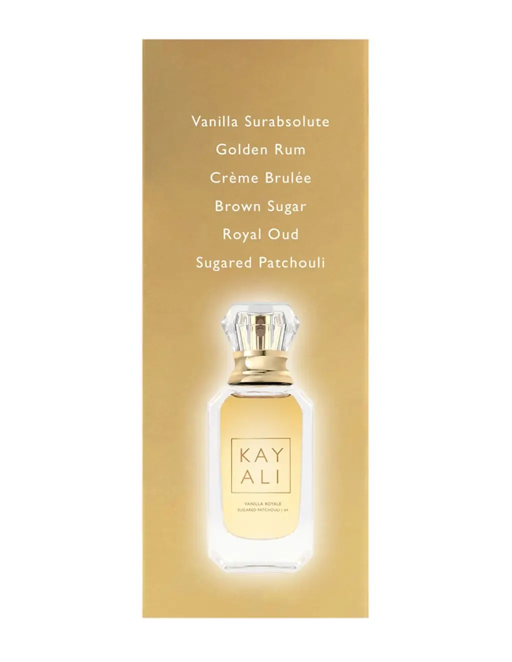 KAYALI Vanilla Royale Sugared Patchouli 64 EDP / Travel Size (10ml) 3 KAYALI Vanilla Royale Sugared Patchouli 64 EDP / Travel Size (10ml) - Image 3