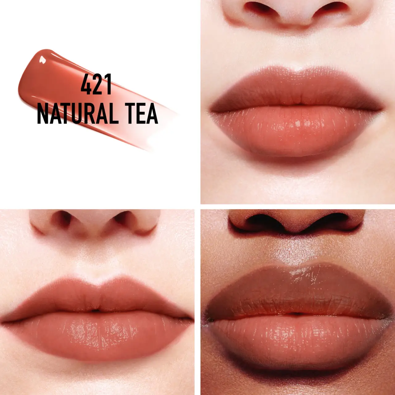 Dior Addict Lip Tint #421 Natural Tea (5ml) 2 Dior Addict Lip Tint #421 Natural Tea (5ml) - Image 2