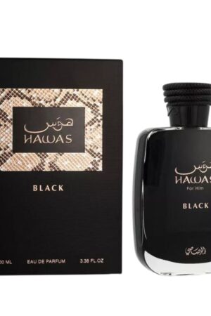Hawas Black EDP For Men (100ml)