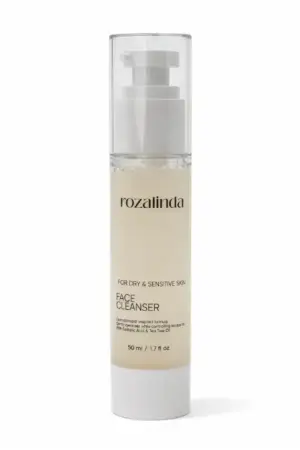 Rozalinda Face Cleanser for Dry & Sensitive Skin – 50ml